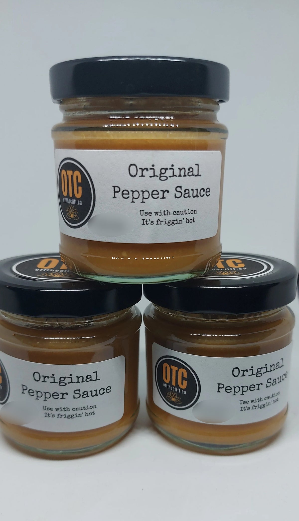 OTC Original Pepper Sauce jars