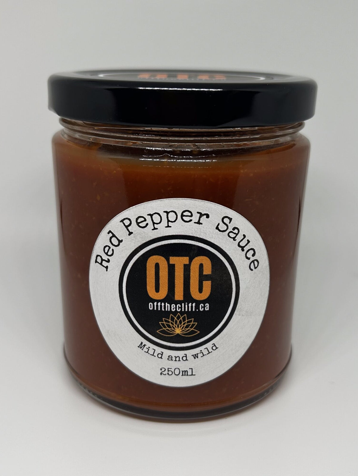 OTC Red Pepper Sauce, Mild and Wild, 250 ml jar